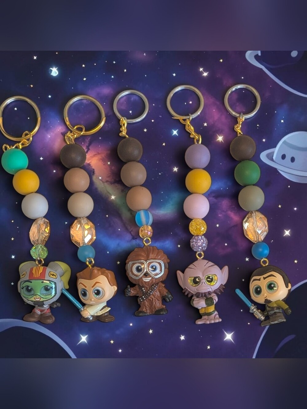 Handmade Star Wars Bag Charm/ Keychain Collection (Pick One) - Picture 1 of 11